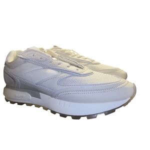 NIB HOFF Great‎ Plains Woman White Leather Mesh Sneakers Size 8 Women's Shoes